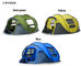 De sac à dos de camping de bruit tissu portatif de la personne 210T Oxford de la tente 4 imperméable