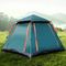 Le camping protégeant du vent de Polonais de fibre de verre sautent la tente 240x240x156cm 3 chambre à coucher de 4 personnes une